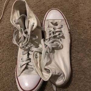 White High Top Converse